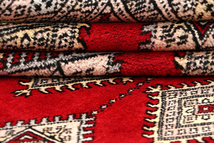 Red Jaldar Rug 6' x 8'8" Hand-Knotted | No. QA42626