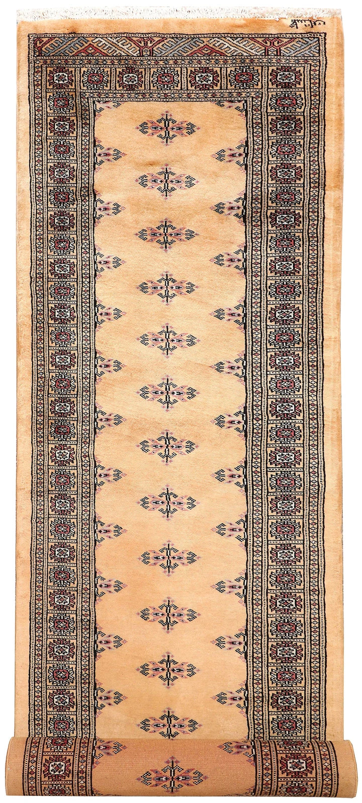 Brown Pakistani Butterfly Rug 2' 7" x 9' 7" Hand-Knotted | No. QA45275