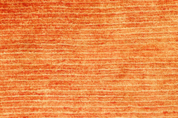 Dark Orange Pakistani Gabbeh Rug 2' 3" x 10' 5" Hand-Knotted | No. QA45590