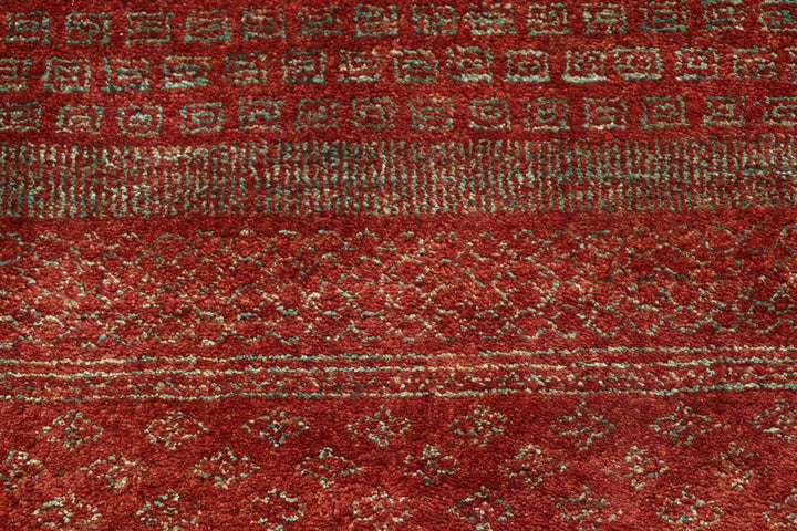 Brown Pakistani Gabbeh Rug 3' x 5'1" Hand-Knotted | No. QA45657