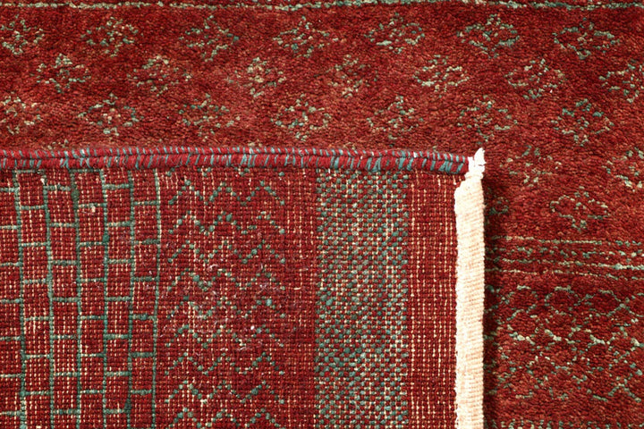 Brown Pakistani Gabbeh Rug 3' x 5'1" Hand-Knotted | No. QA45657