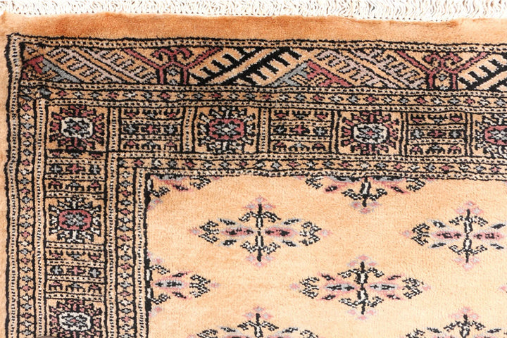 Yellow Pakistani Butterfly Rug 2' 9" x 6' 3" Hand-Knotted | No. QA46205