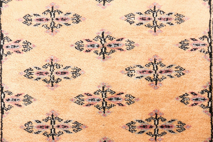Yellow Pakistani Butterfly Rug 2' 9" x 6' 3" Hand-Knotted | No. QA46205