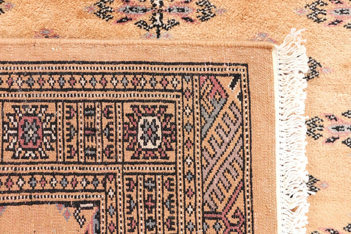 Yellow Pakistani Butterfly Rug 2' 9" x 6' 3" Hand-Knotted | No. QA46205