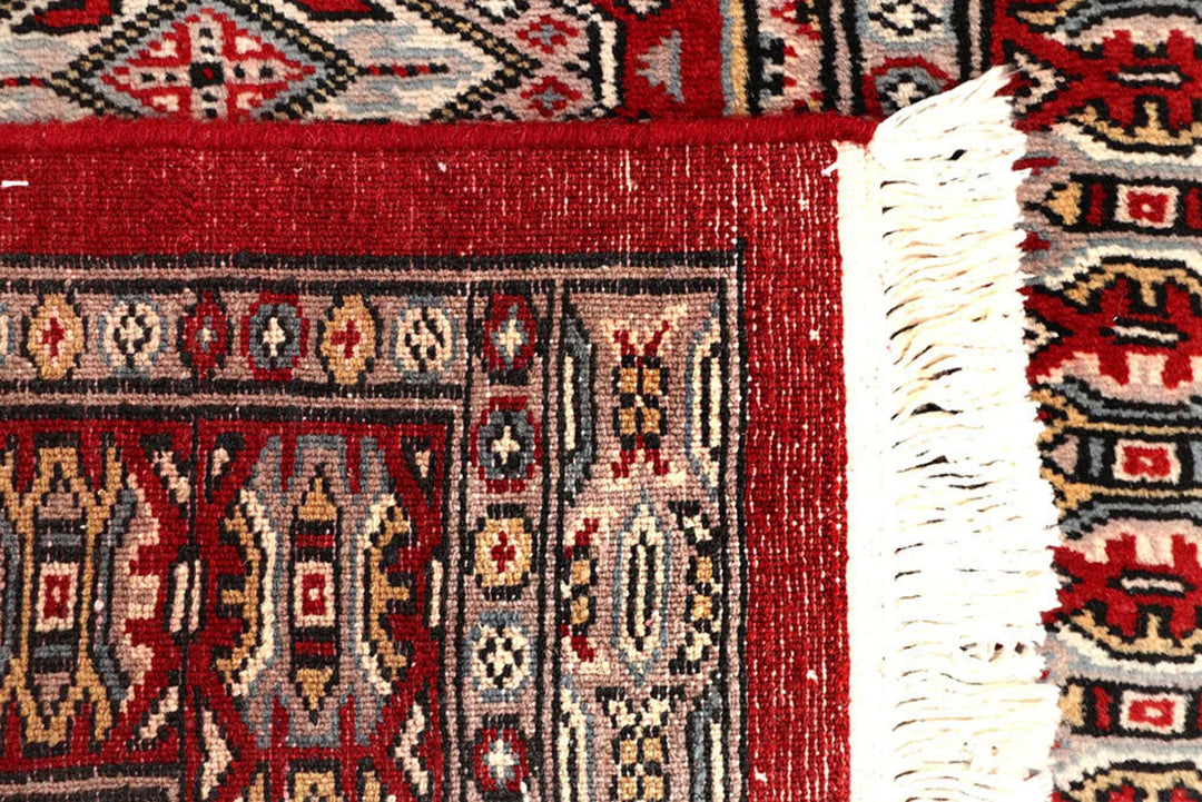 Red Pakistani Jaldar Rug 2' 4" x 9' 5" Hand-Knotted | No. QA46386