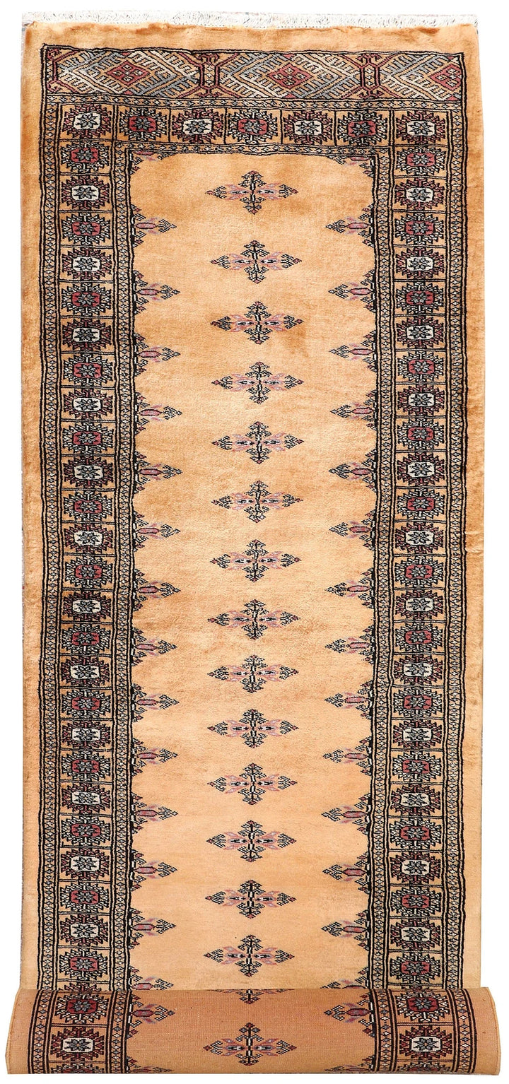 Brown Pakistani Butterfly Rug 2' 8" x 9' 5" Hand-Knotted | No. QA46762