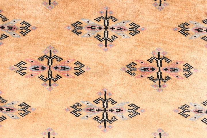 Yellow Pakistani Butterfly Rug 2' 8" x 12' Hand-Knotted | No. QA47905