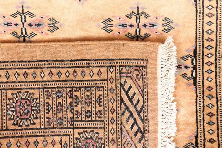 Yellow Pakistani Butterfly Rug 2' 8" x 12' Hand-Knotted | No. QA47905