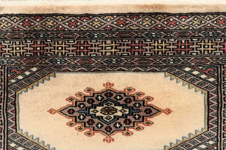 Brown Jaldar Rug 2' 7" x 10' 1" Hand-Knotted | No. QA49439