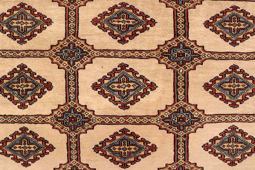 Brown Pakistani Jaldar Rug 7' 11" x 11' 2" Hand-Knotted | No. QA50051