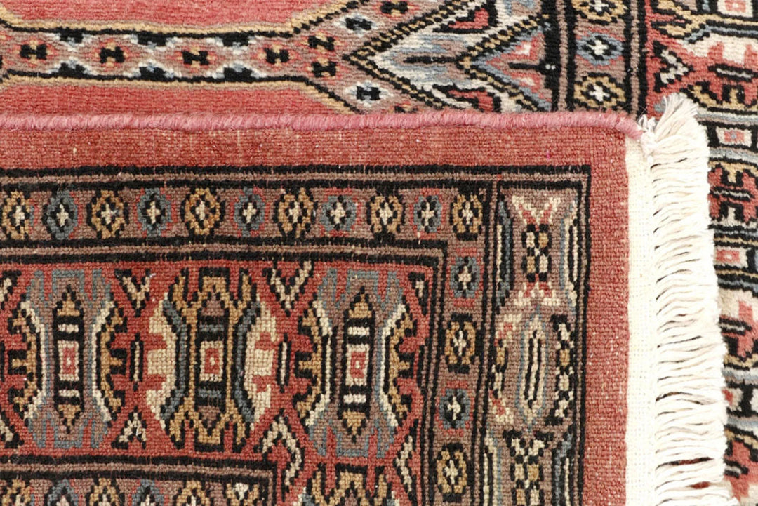 Light Salmon Pakistani Jaldar Runner 2' 4" x 9' 1" Hand-Knotted | No. QA51229