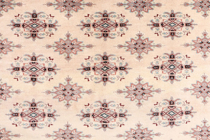 Brown Pakistani Jaldar Rug 6' 2" x 8' 6" Hand-Knotted | No. QA51280
