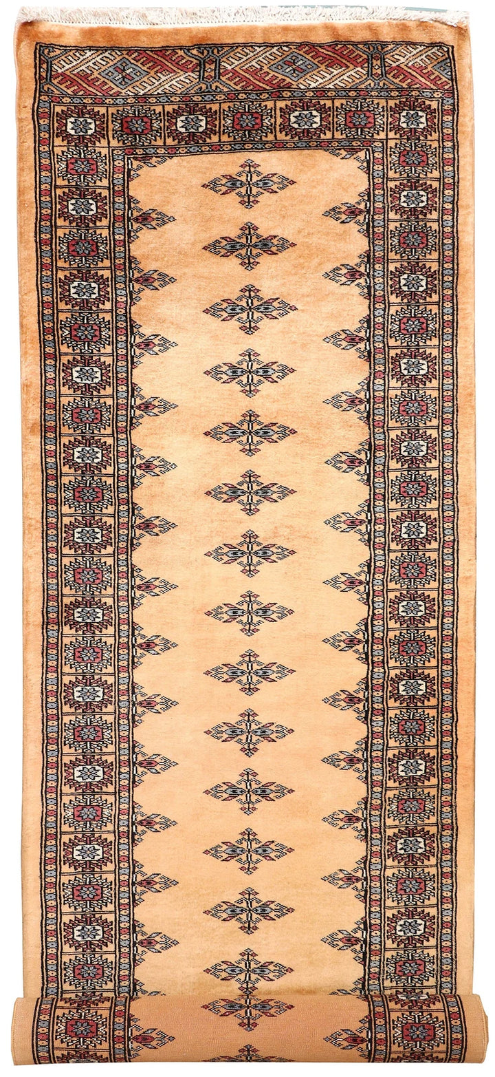 Brown Pakistani Butterfly Rug 2' 7" x 9' 7" Hand-Knotted | No. QA51347