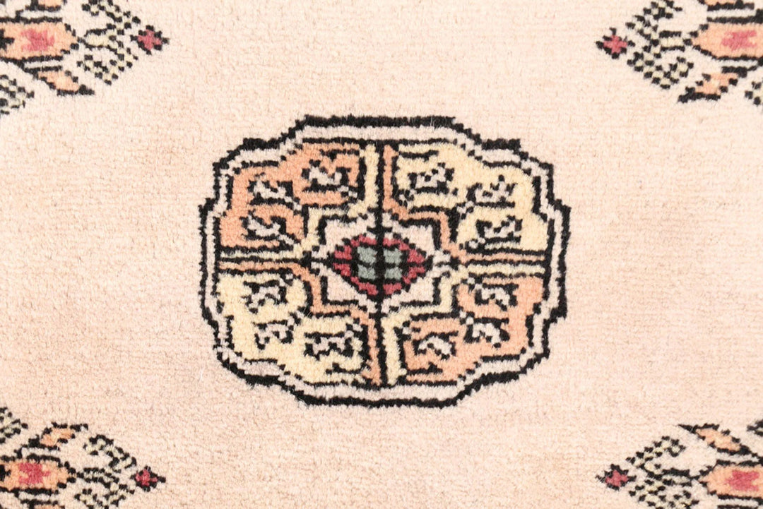Brown Pakistani Bokhara Runner Rug 2' 6" x 12' 7" Hand-Knotted | No. QA51514