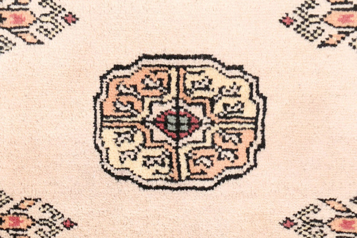 Brown Pakistani Bokhara Runner Rug 2' 6" x 12' 7" Hand-Knotted | No. QA51514