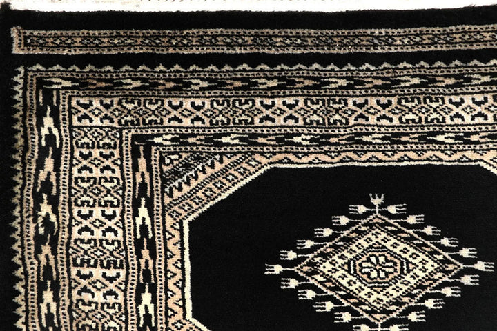 Grey Pakistani Jaldar Rug 2' 8" x 10' 3" Hand-Knotted | No. QA53789