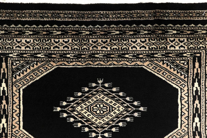 Grey Pakistani Jaldar Rug 2' 8" x 10' 3" Hand-Knotted | No. QA53789