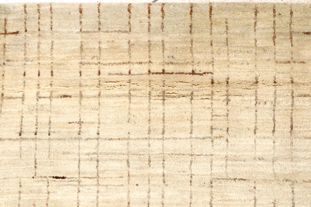 Brown Pakistani Gabbeh Rug 10' x 14' 3" Hand-Knotted | No. QA55350