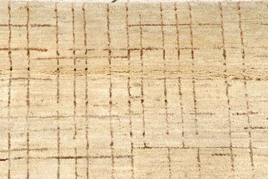 Brown Pakistani Gabbeh Rug 10' x 14' 3" Hand-Knotted | No. QA55350