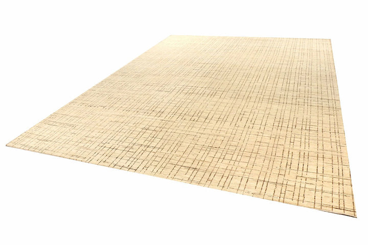 Brown Pakistani Gabbeh Rug 10' x 14' 3" Hand-Knotted | No. QA55350