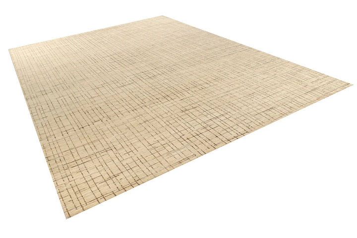 Brown Pakistani Gabbeh Rug 10' x 14' 3" Hand-Knotted | No. QA55350