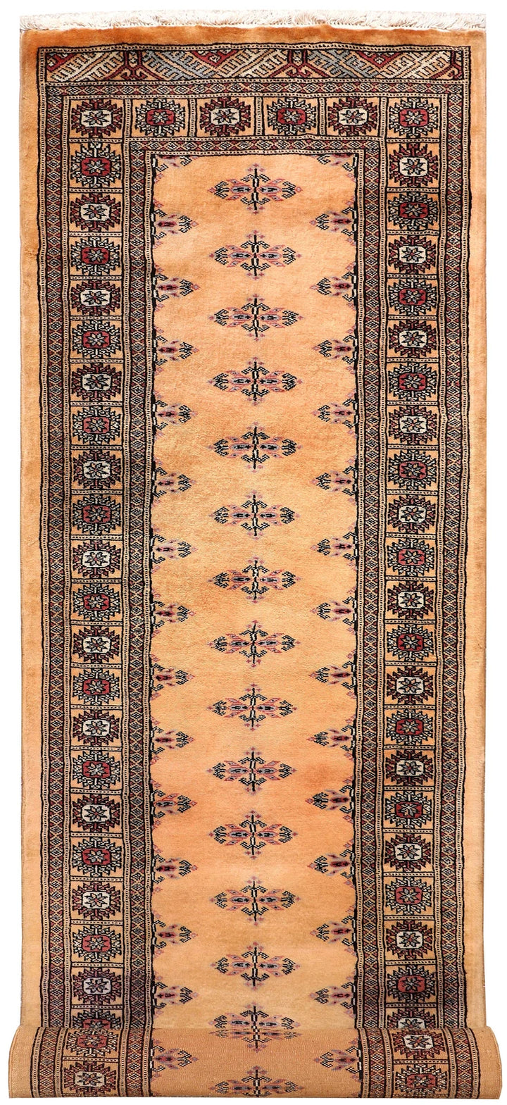 Brown Pakistani Butterfly Rug 2' 8" x 10' 3" Hand-Knotted | No. QA56097
