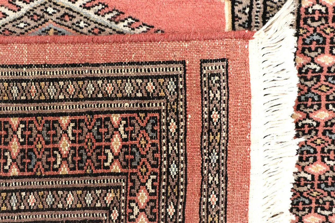 Light Salmon Pakistani Jaldar Runner 2' 4" x 9' 1" Hand-Knotted | No. QA61531