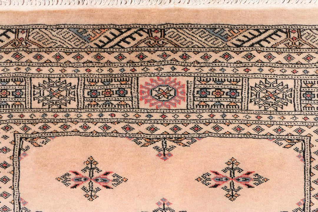 Brown Pakistani Butterfly Rug 4' 1" x 6' 1" Hand-Knotted | No. QA61829