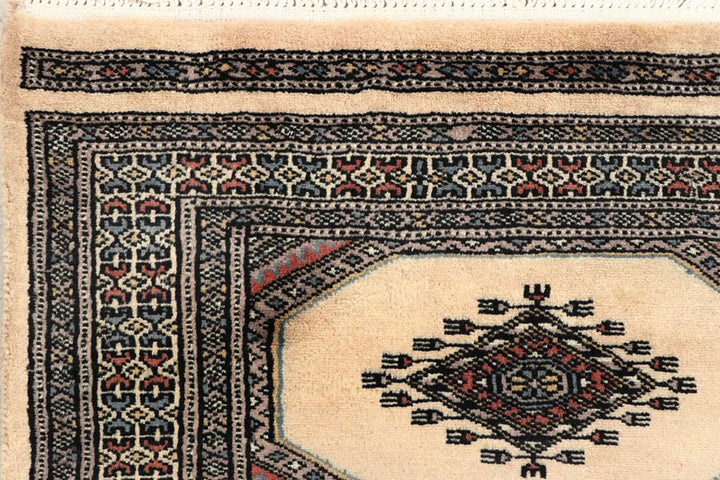 Brown Jaldar Rug 2' 4" x 8' 10" Hand-Knotted | No. QA62807