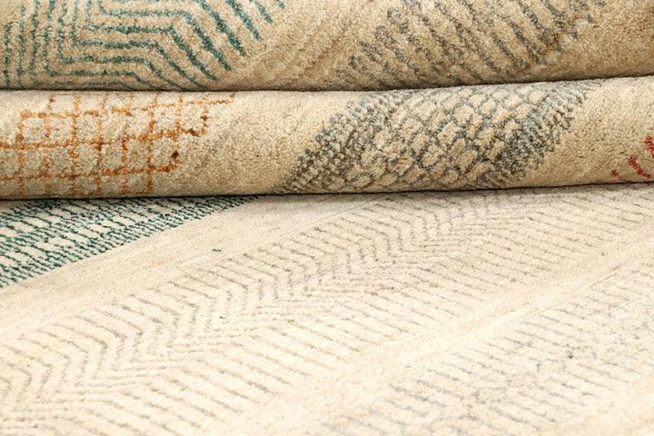 Brown Gabbeh Rug 10' 2" x 14' 3" Hand-Knotted | No. QA63354