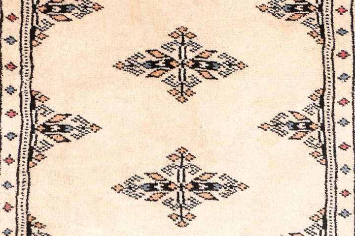 Brown Pakistani Butterfly Rug 2' 7" x 8' Hand-Knotted | No. QA63435