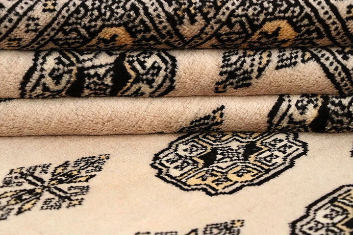 Brown Pakistani Butterfly Rug 5' 11" x 9' 1" Hand-Knotted | No. QA64991