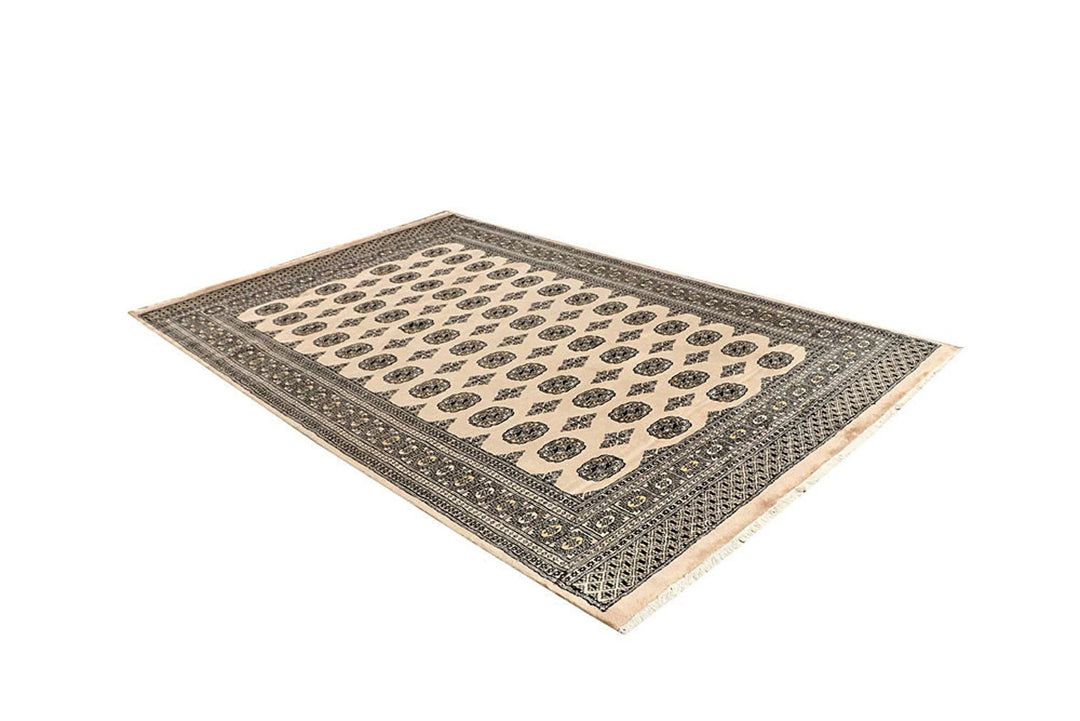 Brown Pakistani Butterfly Rug 5' 11" x 9' 1" Hand-Knotted | No. QA64991