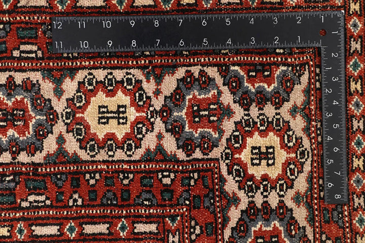 Bisque Pakistani Jaldar Rug 8' 4" x 10' 10" Hand-Knotted | No. QA65992