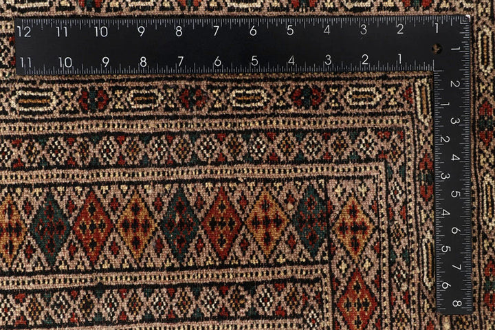 Teal Pakistani Jaldar Rug 8' 1" x 10' 11" Hand-Knotted | No. QA66927