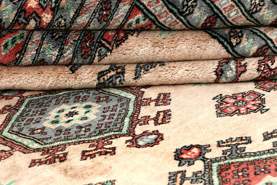 Brown Pakistani Jaldar Rug 8' 2" x 11' 4" Hand-Knotted | No. QA67620