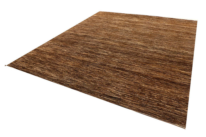 Sienna Pakistani Gabbeh Rug 8' 11" x 10' 10" Hand-Knotted | No. QA67746