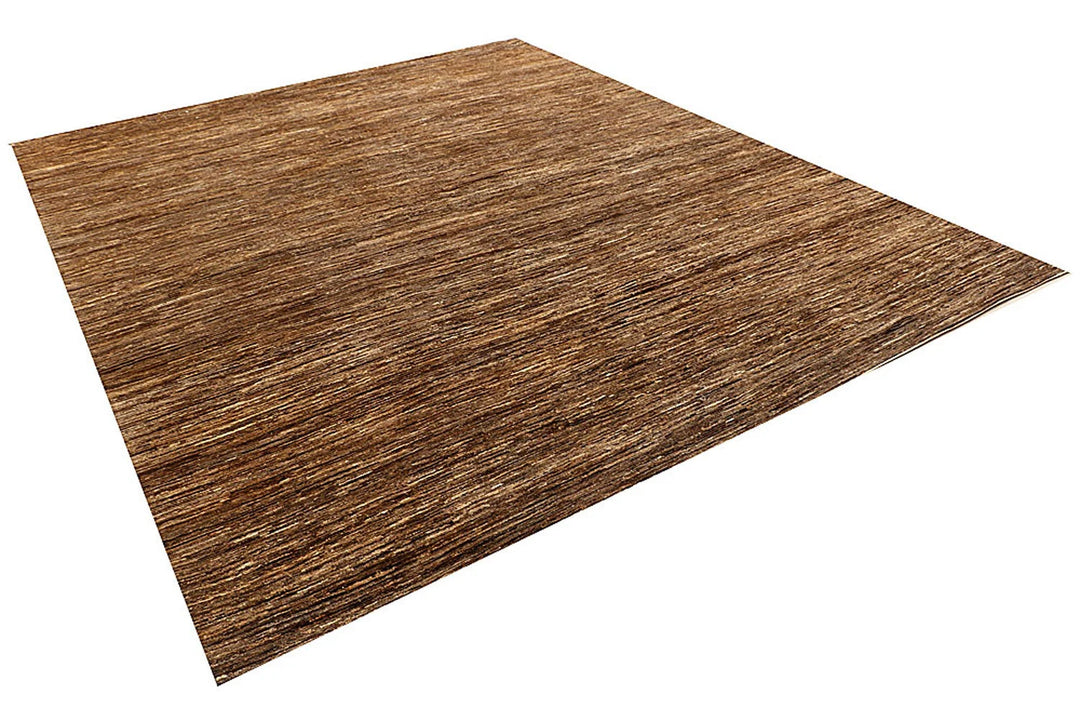 Sienna Pakistani Gabbeh Rug 8' 11" x 10' 10" Hand-Knotted | No. QA67746