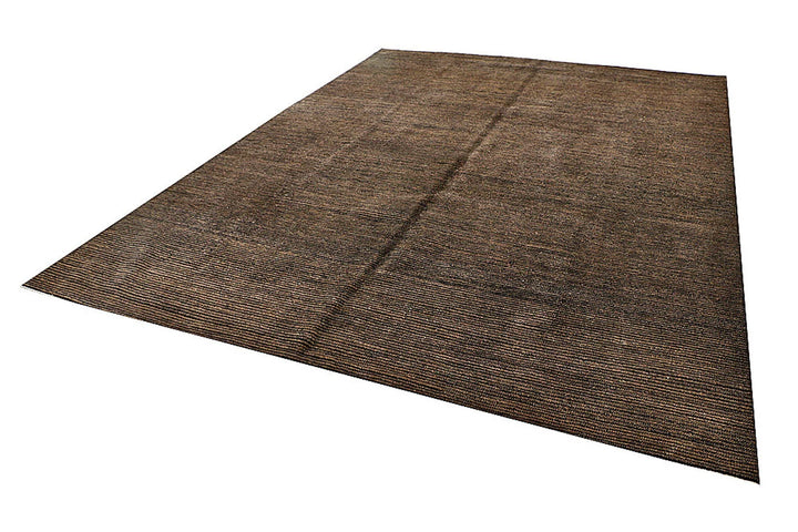 Brown Gabbeh Rug 9' 1" x 12' " Hand-Knotted | No. QA67958