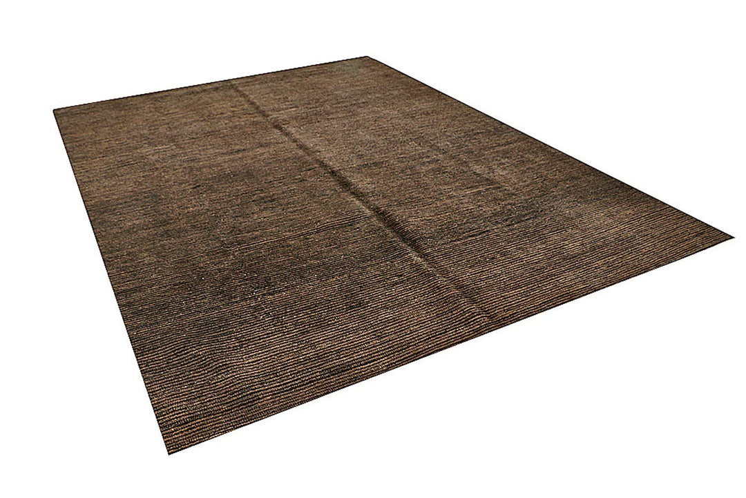 Brown Gabbeh Rug 9' 1" x 12' " Hand-Knotted | No. QA67958