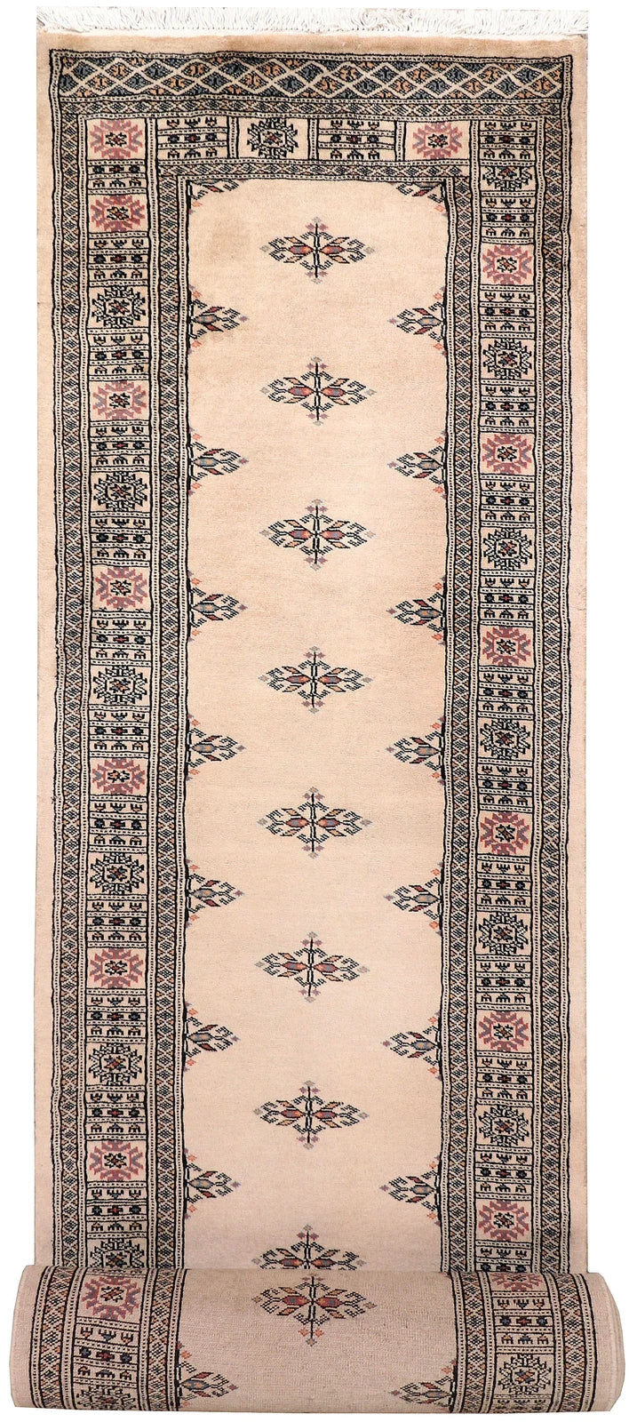 Brown Pakistani Butterfly Rug 2' 6" x 13' 5" Hand-Knotted | No. QA68266