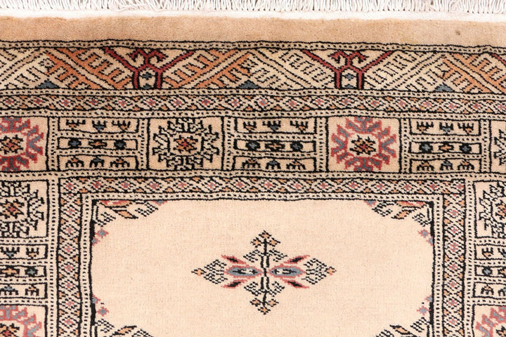 Brown Pakistani Butterfly Rug 2' 8" x 7' 4" Hand-Knotted | No. QA68550