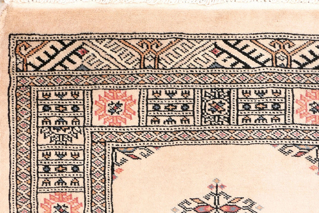 Brown Pakistani Butterfly Rug 2' 7" x 11' 7" Hand-Knotted | No. QA68892