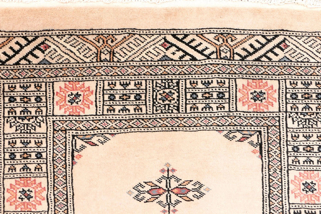 Brown Pakistani Butterfly Rug 2' 7" x 11' 7" Hand-Knotted | No. QA68892