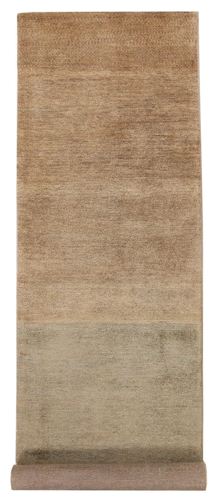 Brown Pakistani Gabbeh Rug 2' 7" x 8' Hand-Knotted | No. QA69012