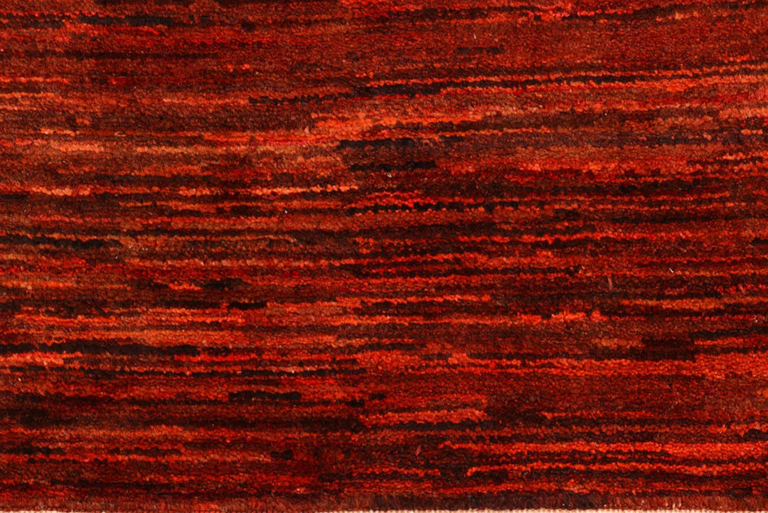 Brown Pakistani Gabbeh Runner 2' 7" x 11' 10" Hand-Knotted | No. QA70291