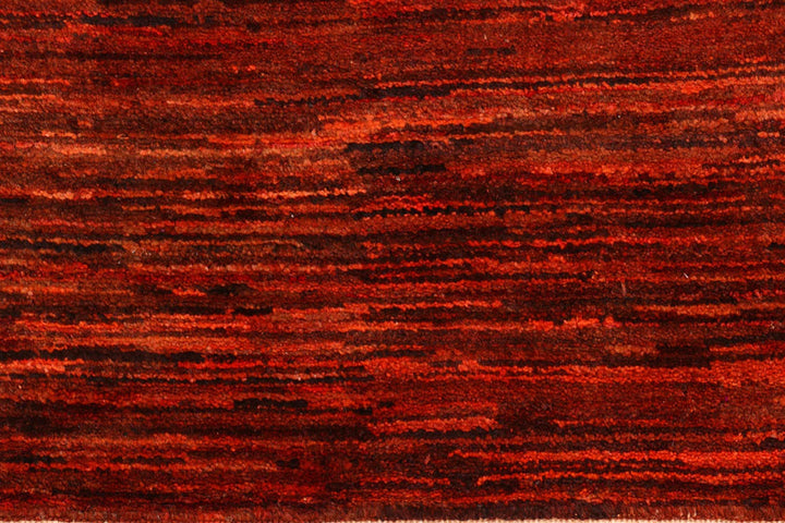 Brown Pakistani Gabbeh Runner 2' 7" x 11' 10" Hand-Knotted | No. QA70291