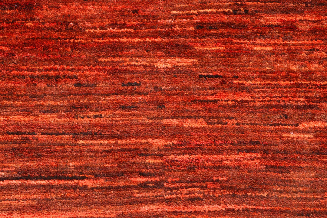 Brown Pakistani Gabbeh Runner 2' 7" x 11' 10" Hand-Knotted | No. QA70291