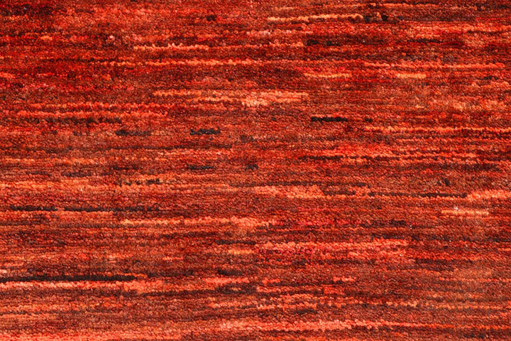 Brown Pakistani Gabbeh Runner 2' 7" x 11' 10" Hand-Knotted | No. QA70291