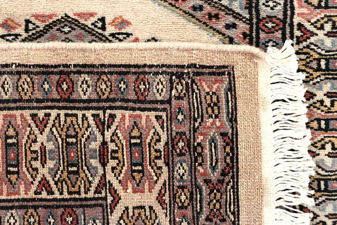 Brown Pakistani Jaldar Rug 2' 4" x 8' 10" Hand-Knotted | No. QA70642